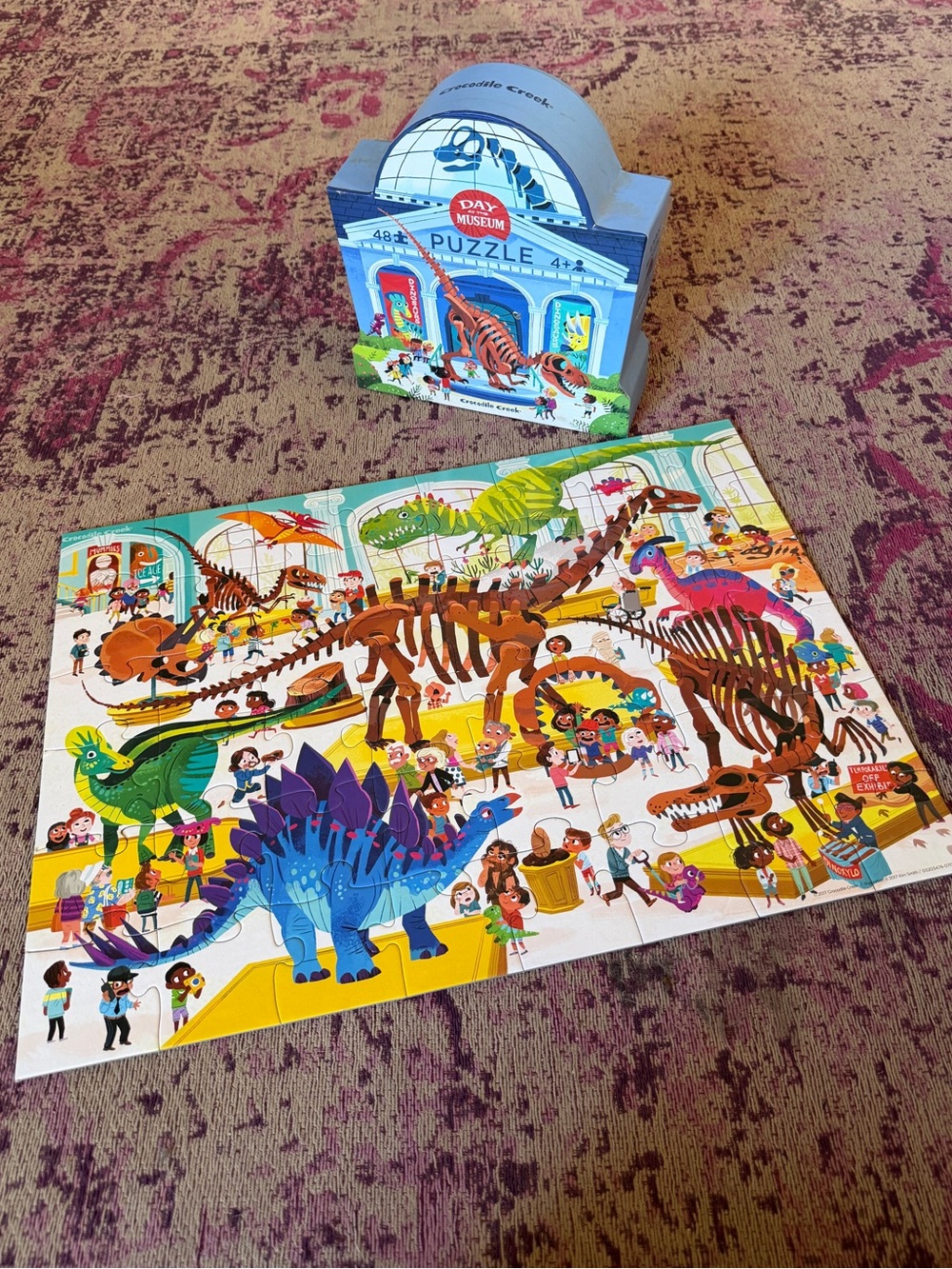 Day at the Museum Dinosaur Puzzle - Multi-Color